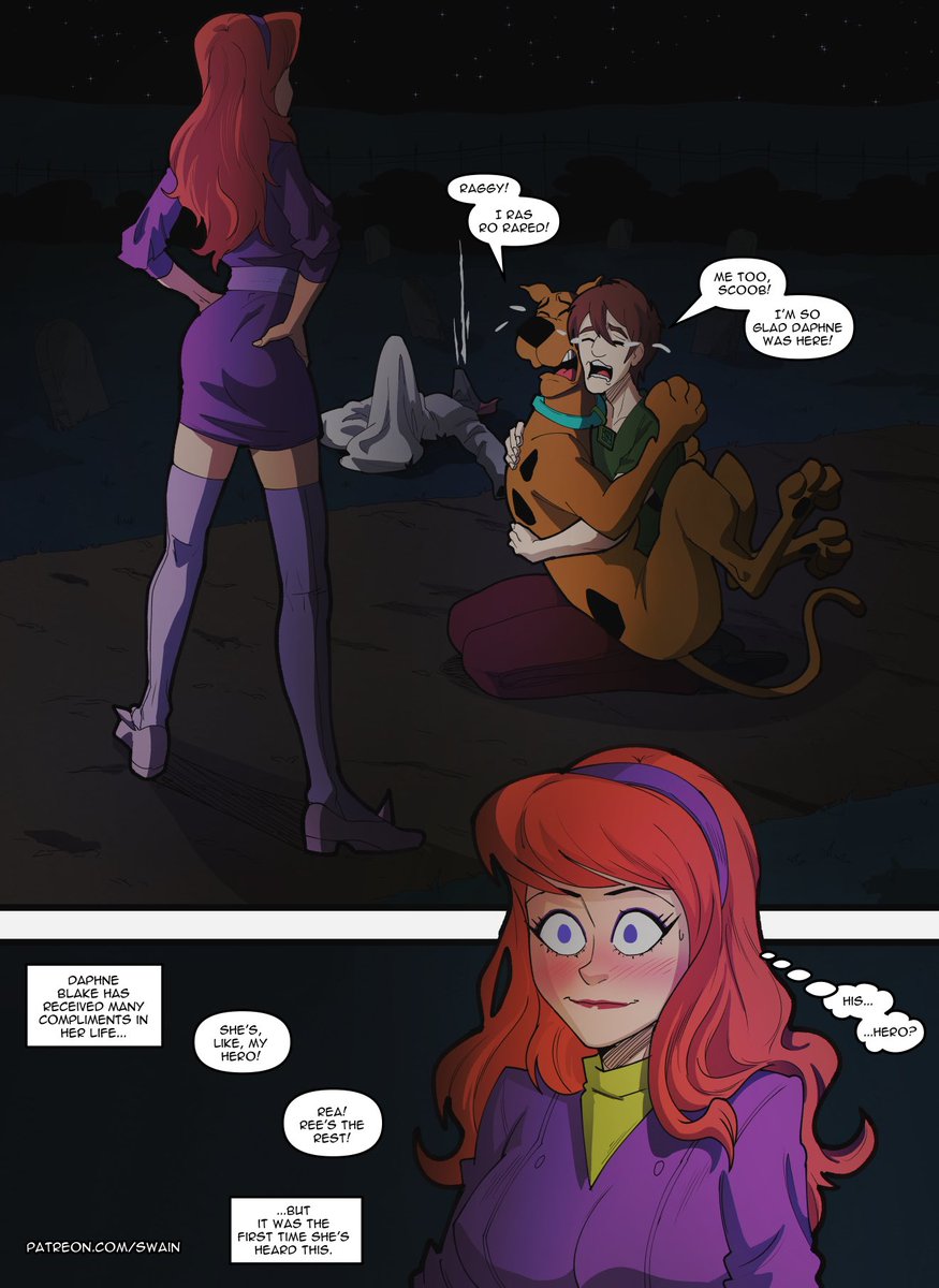 SwainArtFS's tweet image. Daphne the Hero, Part 6. #scoobydoo
Read five pages ahead by becoming a Pat subscriber (link in bio).
There's a free page just for visiting!