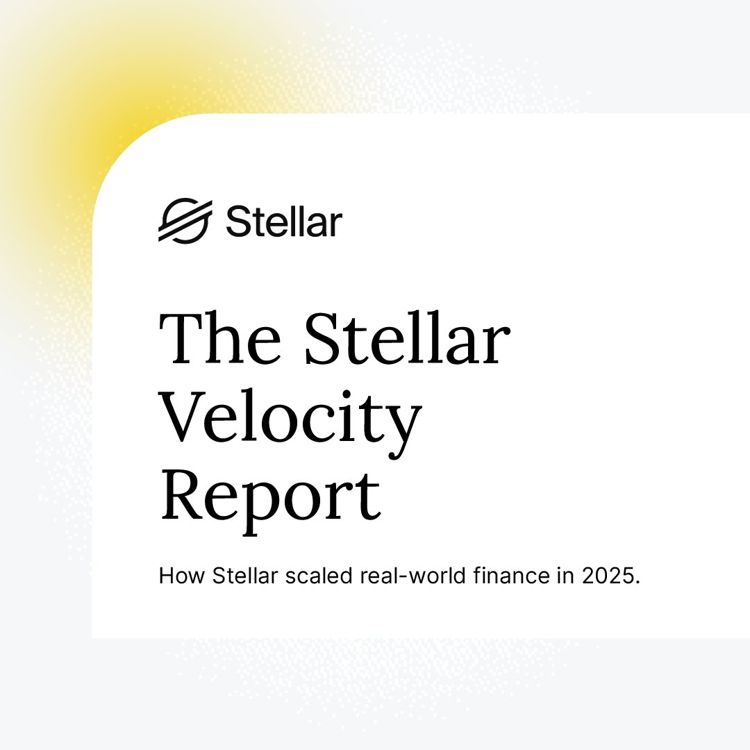 Stellar 2025: A Podium Finish

Our  Velocity Report breaks down the numbers behind the Stellar network’s momentum heading into '26.