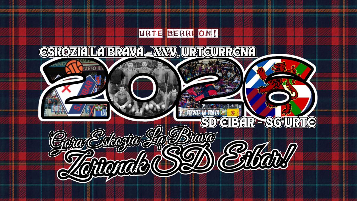 🔵🔴URTE BERRI ON❤️💙
<a href="/SDEibar/">SD Eibar</a> zale guztioi!
¡Feliz 2026 familia armera!