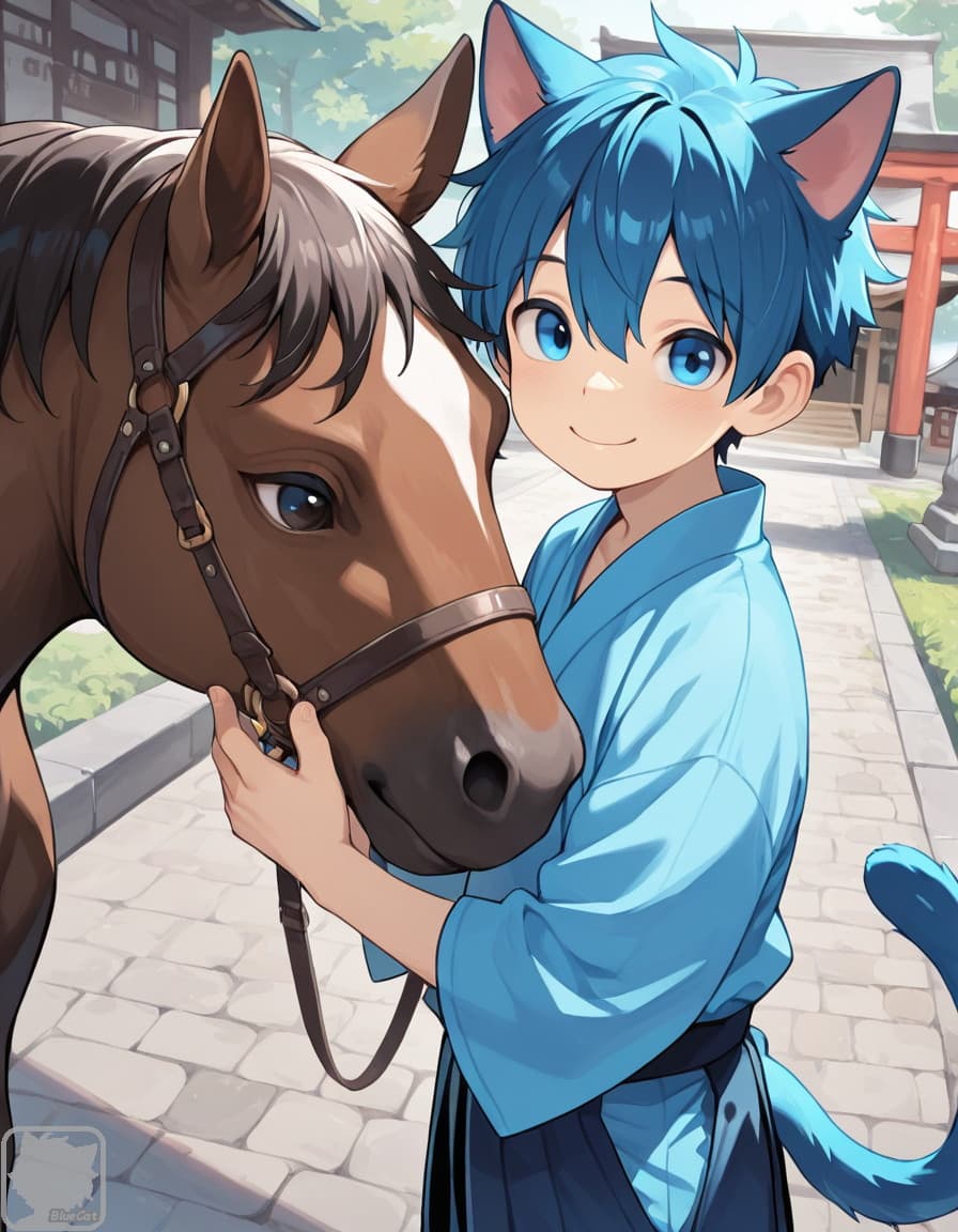 改めまして謹賀新年🎍 0時にあおねこくんのイラストは投稿したけど、他