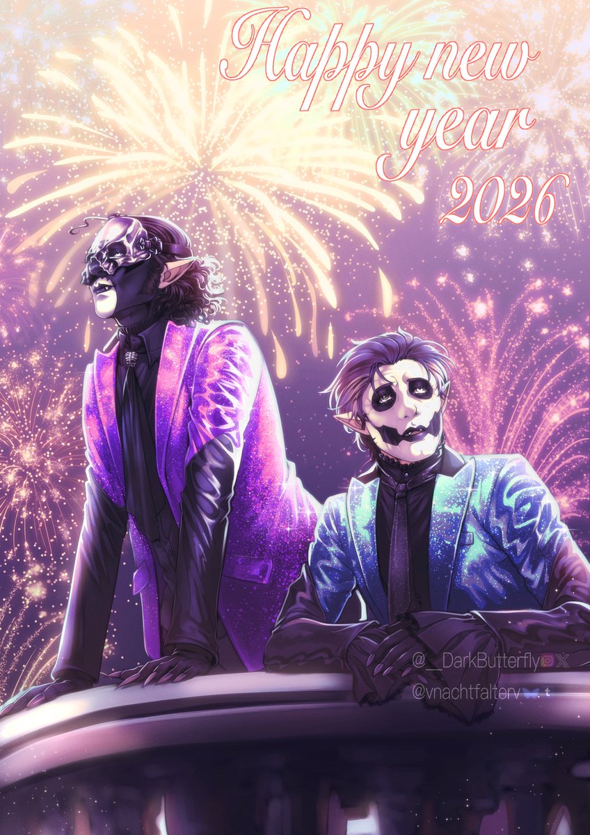 __DarkButterfly's tweet image. 💜🎆𝘏𝘢𝘱𝘱𝘺 𝘕𝘦𝘸 𝘠𝘦𝘢𝘳🎆💜

Thank you all! I really appreciate your support and it makes me so happy to make you happy with my artworks!🫶🏻

Whatever your goals are for 2026, I know you can do it and I believe in you!💜