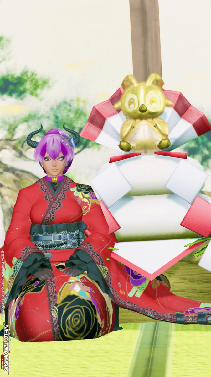 あけましておめでとうございます㊗️
徹夜で遊んでいたので頭回っておりません🤣
新年の抱負は…
『称号全部取る！』
で😁✨

ポンコツ野郎ですが、どうぞよろしくお願いいたします！！
 #PSO2NGS_SS