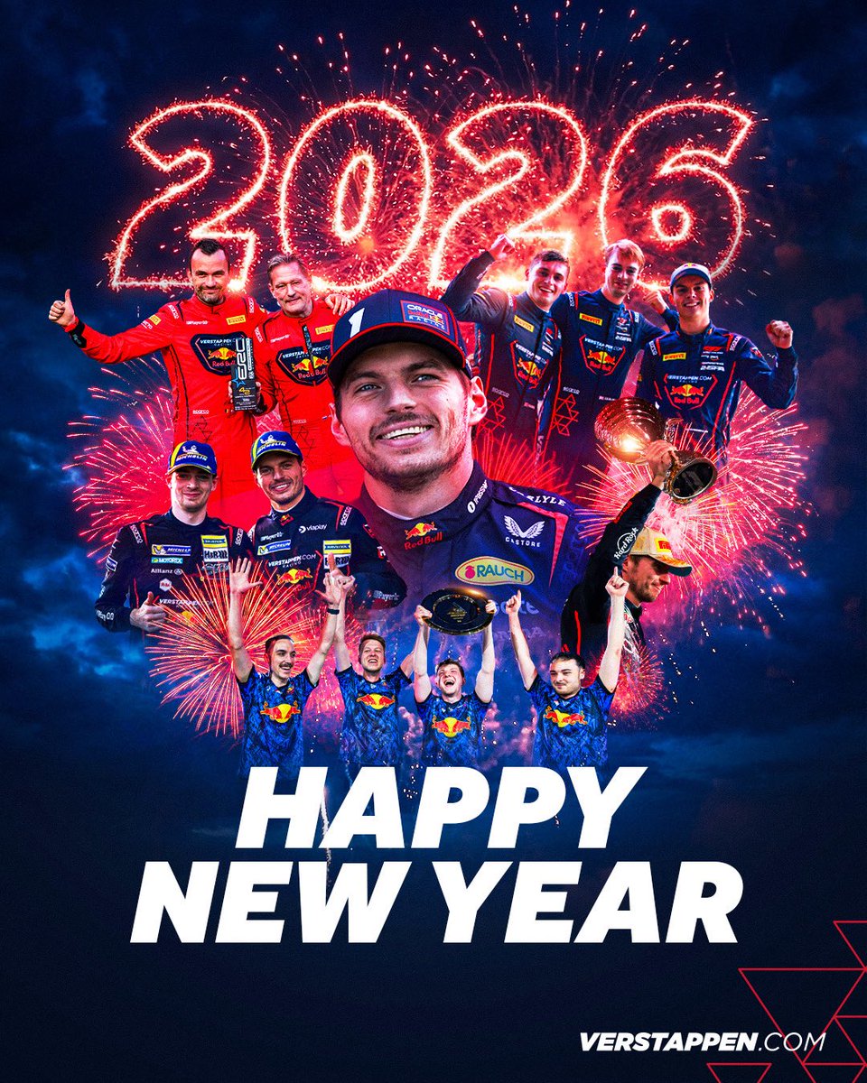 From all of us at Verstappen Racing, Happy New Year ❤️