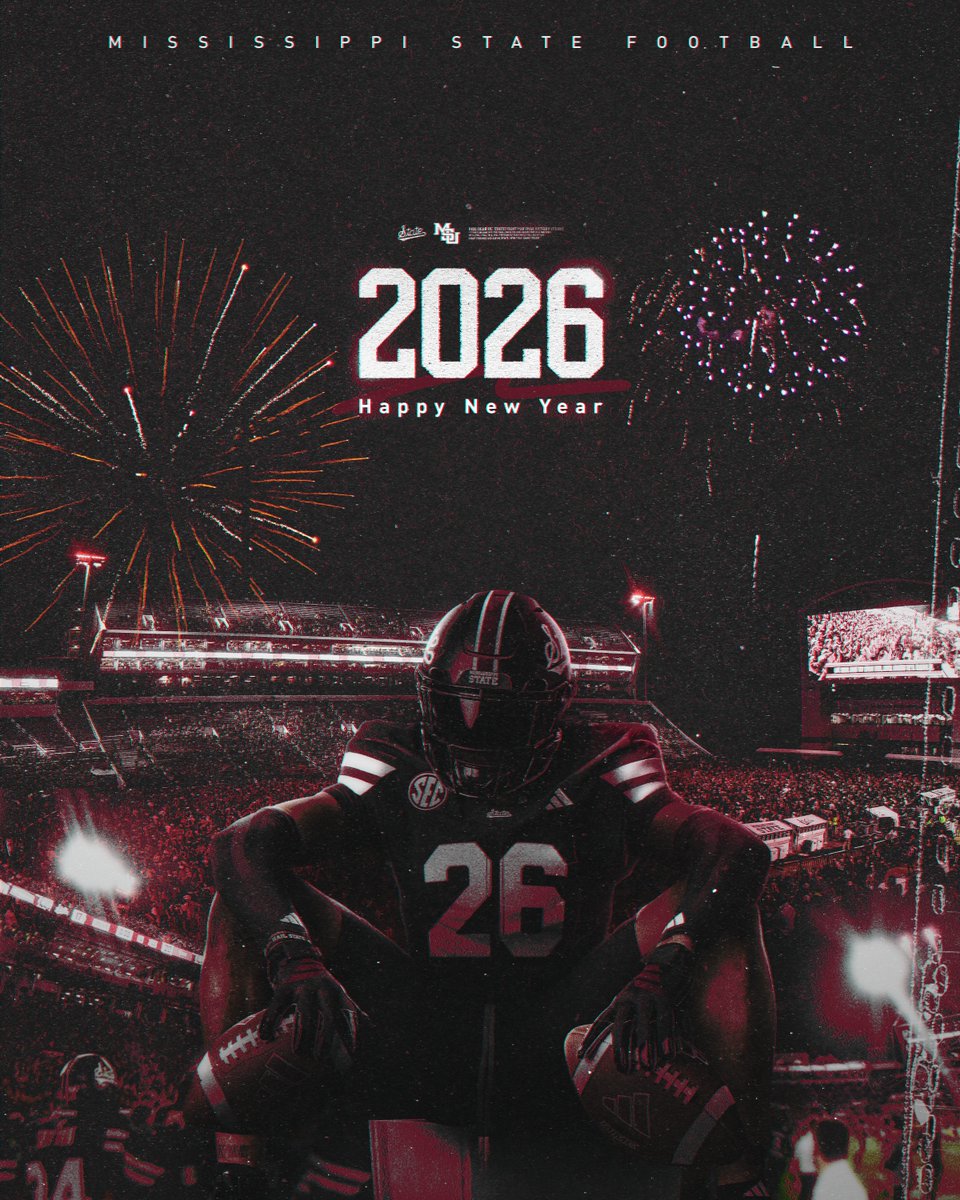 HailStateFB's tweet photo. Happy New Year! 🎊

#HailState https://t.co/GckjYlN0VC