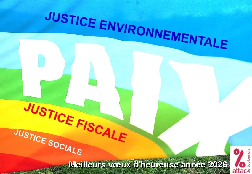 attac_opale's tweet photo. Nous serons toujours là en 2026 pour continuer le combat pour : la #paix (#stopauxguerres), la #JusticeSociale, la #JusticeEnvironnementale, la #JusticeFiscale (NON à la #FraudeFiscale et à l'#EvasionFiscale) .
@attac_fr
#hautsdefrance https://t.co/PPZCpgHPJw