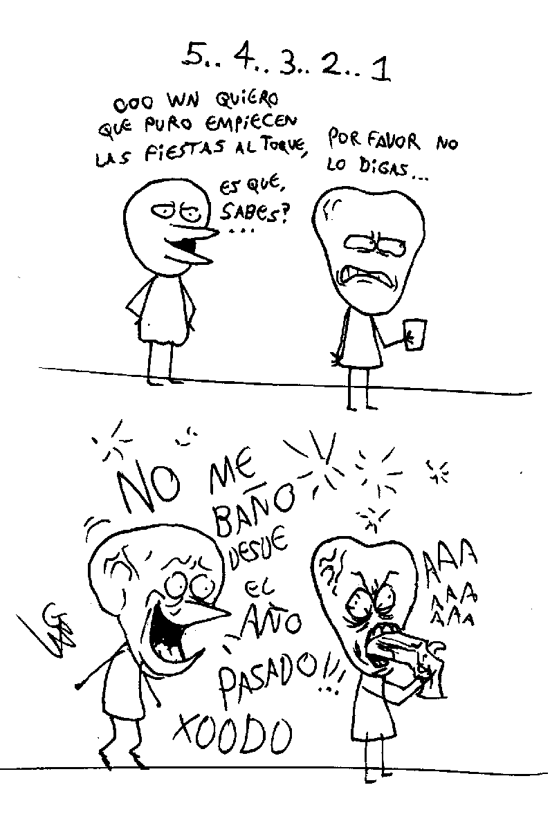 Nunca falta el weon.

Que pasen todos un muy feliz año nuevo <3
#oc #dibujo #FelizAnoNuevo2026