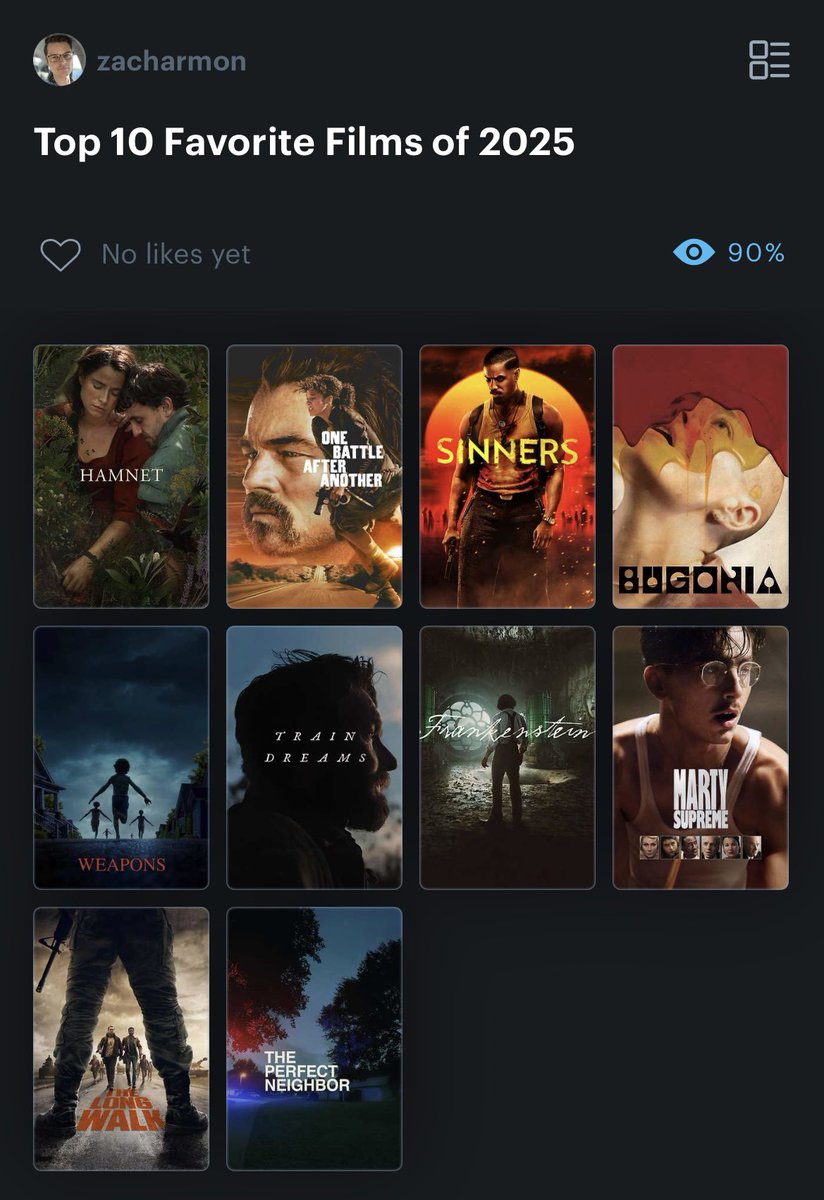 My Top 10 Favorite Films of 2025 https://t.co/eDDETLYz6T