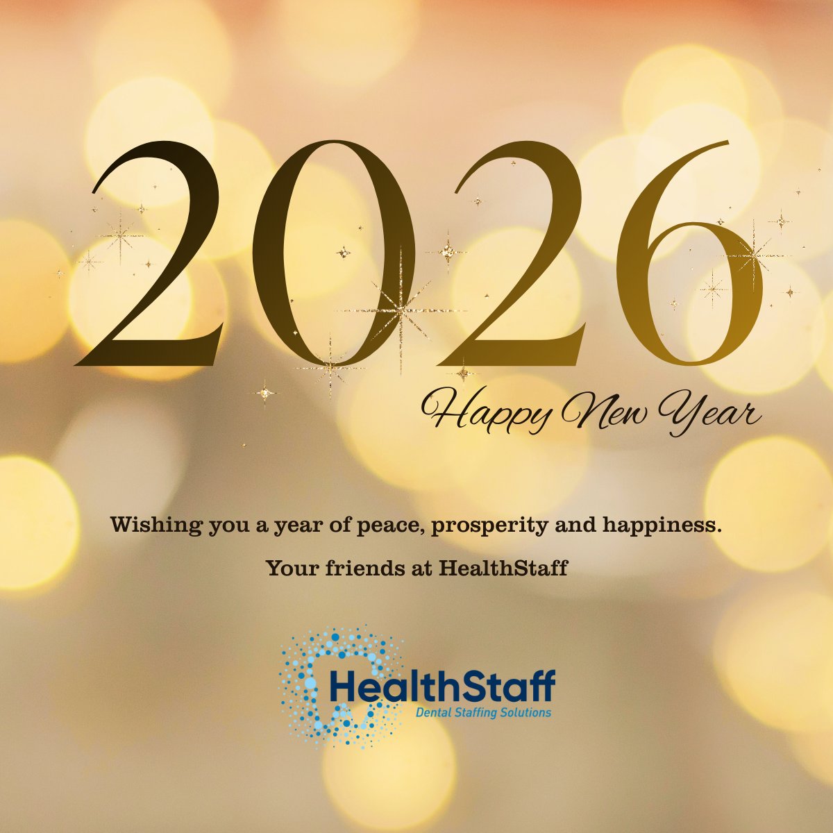 HealthStaffKC's tweet photo. HealthStaff will be closed on Thursday, January 1st. We will resume normal business hours on Friday, January 2nd.

We thank all of your for continuing to choose HealthStaff for your dental staffing needs and wish everyone a peaceful, prosperous new year. https://t.co/V7dXX7dOst