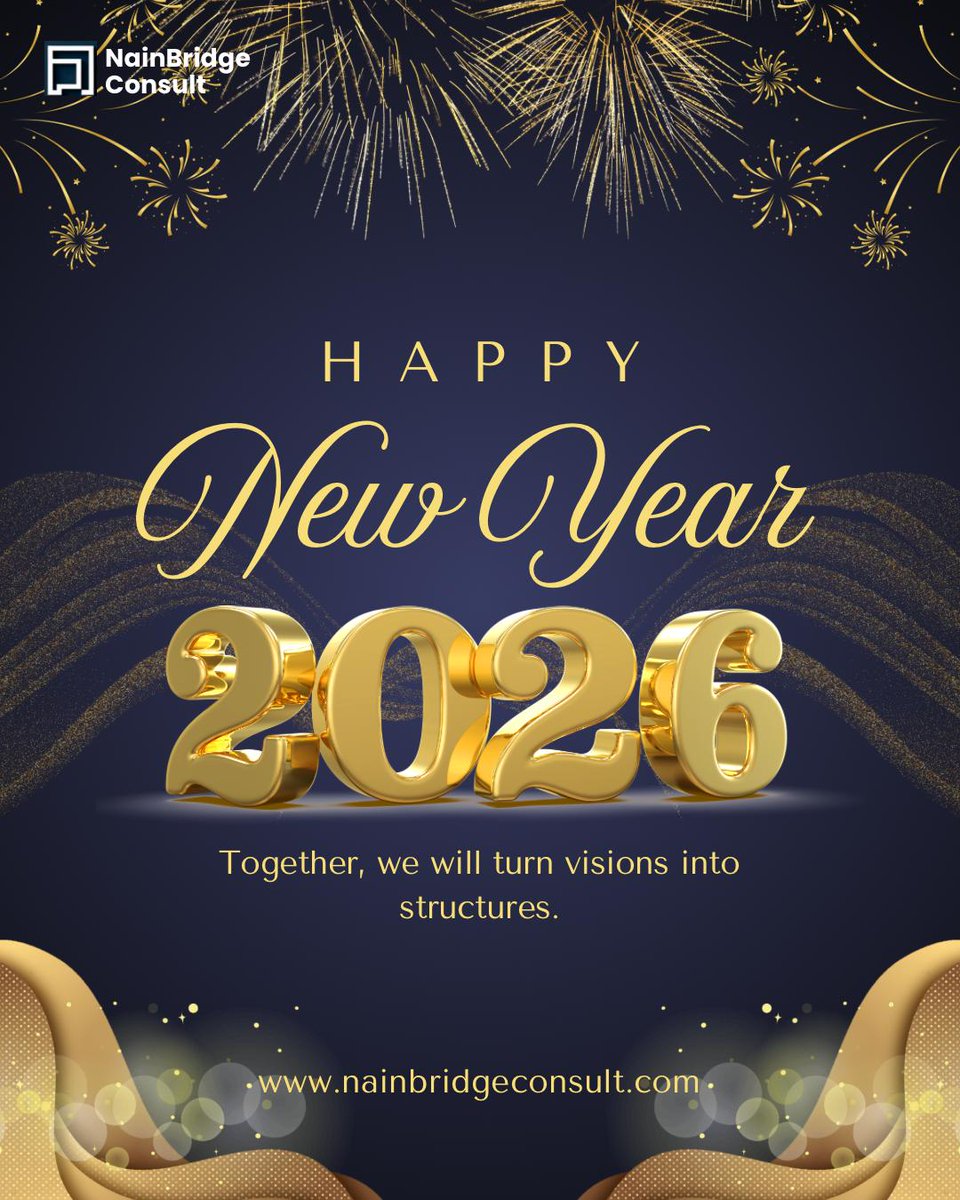 #HappyNewYear from all of us at NainBridge Consult Ltd. Cheers to fulfilling goals this year 🎉