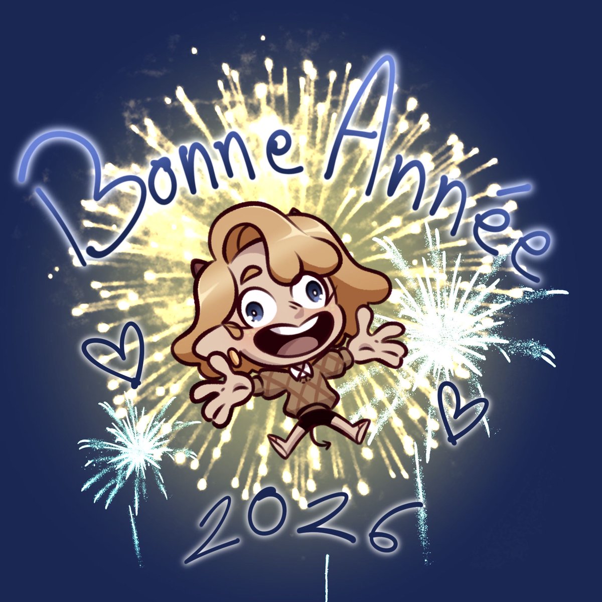 __Napoo__'s tweet photo. Bonne année a tous! 🎆✨️ https://t.co/bVbACsBts2