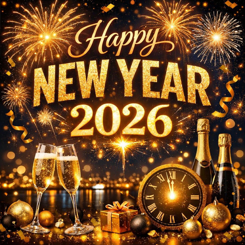 Happy New 2026!

Best wishes and peace!