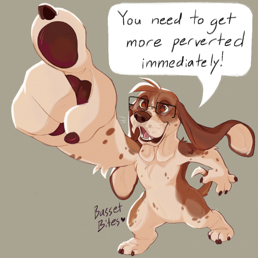 nicer version of a silly one-off doodle I made a while ago (with an important message!!)