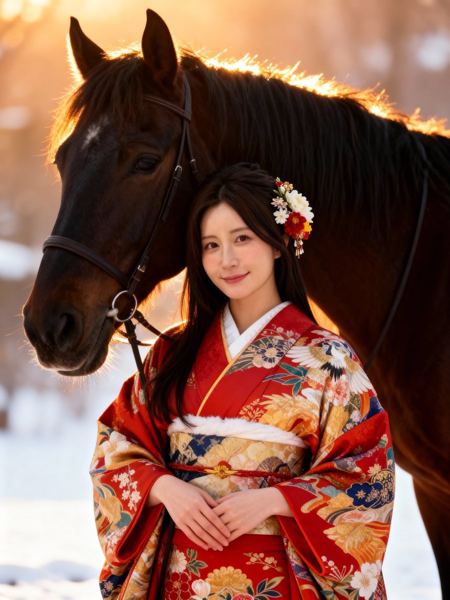 明けましておめでとう🎍
今年も宜しくお願いします🙇🏻‍♀️♡
初日の出見れたかな？
みんな温かい言葉をありがとう😊

どっちが好き？👘