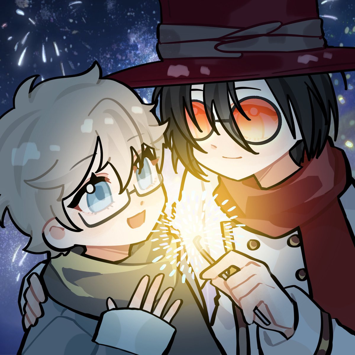 hellstoni's tweet image. one of two new years comms for this account! alucard and i :)

c: FEeL1ngArt on vgen