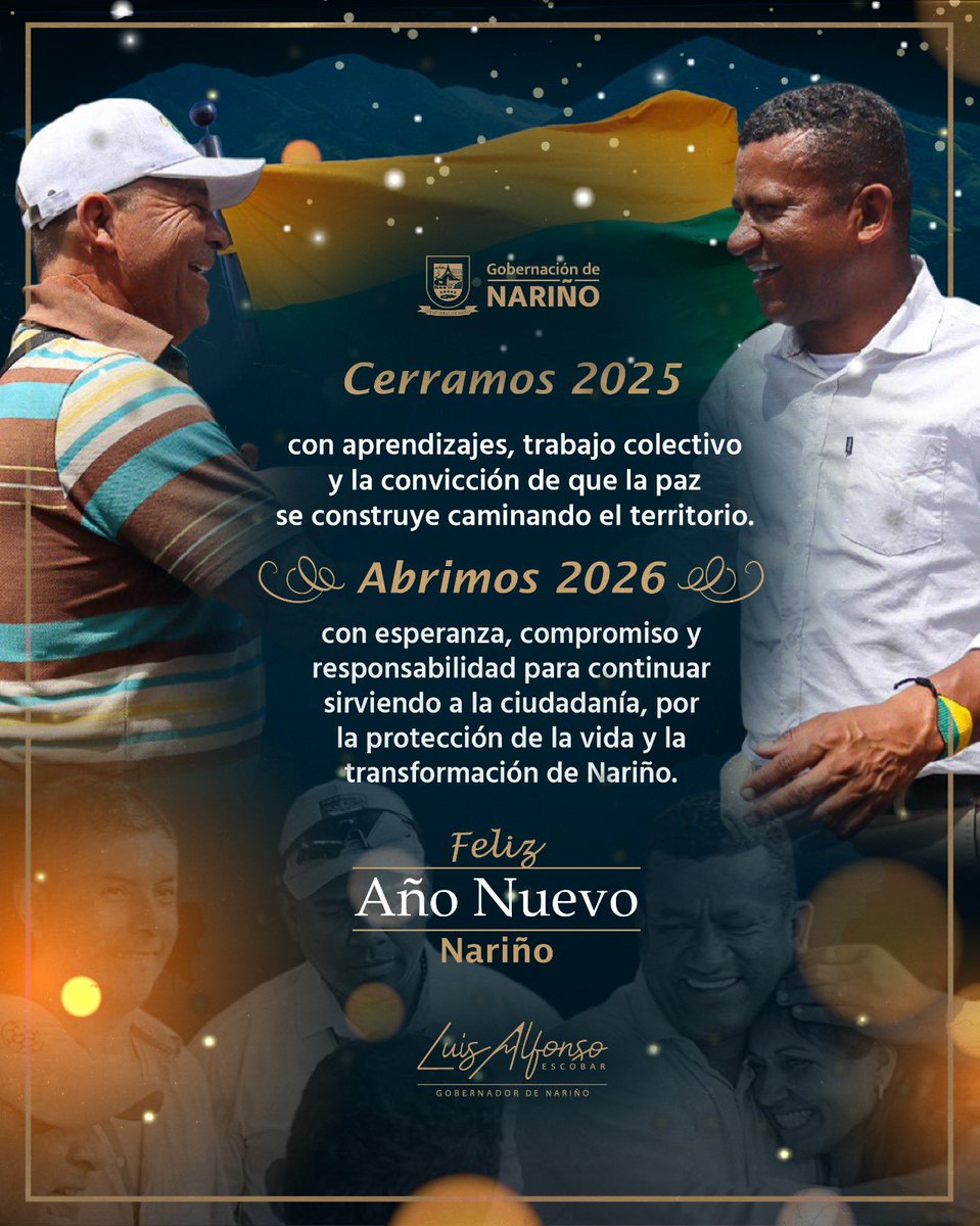 El 2025 nos deja la certeza de que gobernar es escuchar, estar presentes y transformar desde el territorio. Cada paso dado fue posible gracias al trabajo colectivo y a la confianza de la gente.🫱🏽‍🫲🏾

Recibimos 2026 con la responsabilidad de seguir caminando la palabra, fortaleciendo