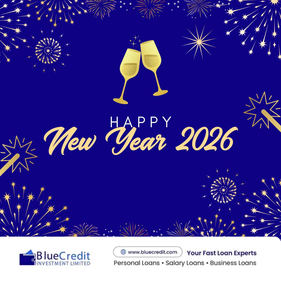 Happy New Year
Start the year with clear financial goals and a strong strategy.
#BlueCredit #2026Success #BusinessMindset