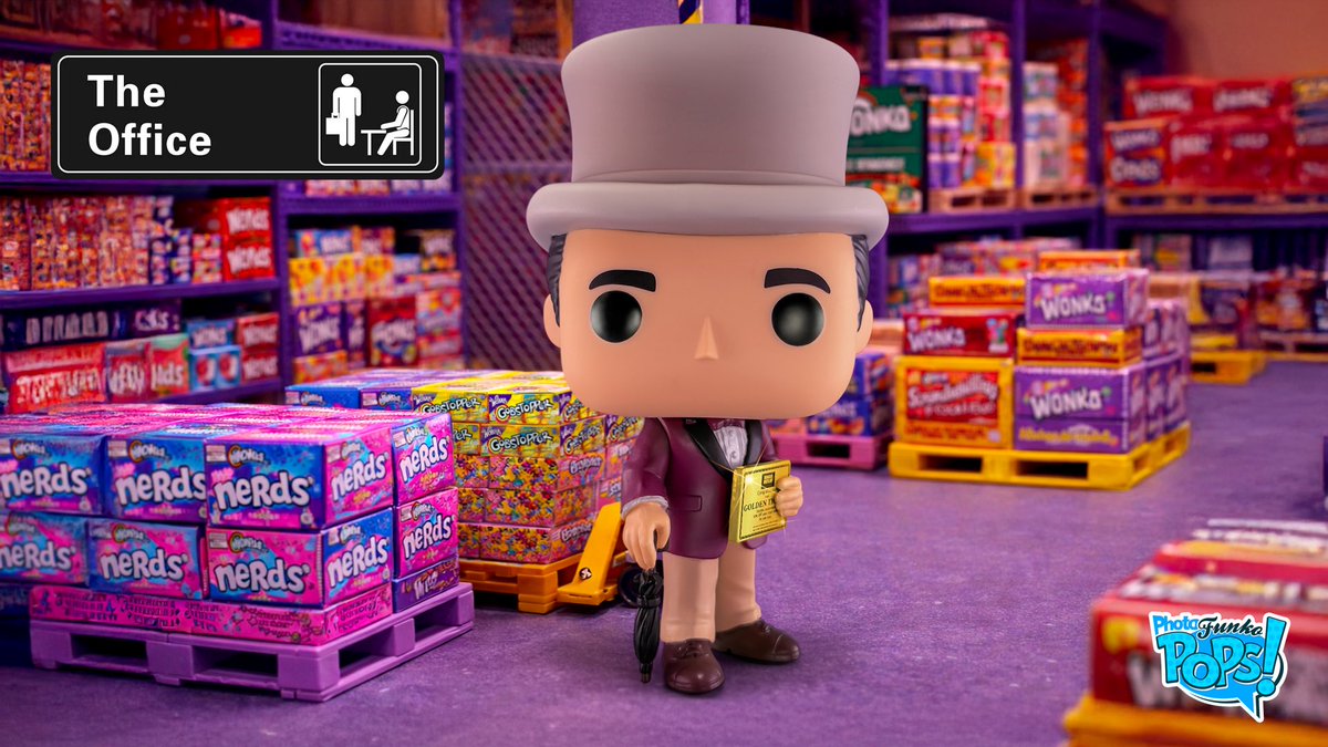“I am not Michael. I am Willy Wonka!”

🌂🎫🎩 #TheOffice #MichaelScott #GoldenTicket #WillyWonka  #OriginalFunko

<a href="/theofficetv/">The Office on Peacock</a> <a href="/OriginalFunko/">Funko</a>