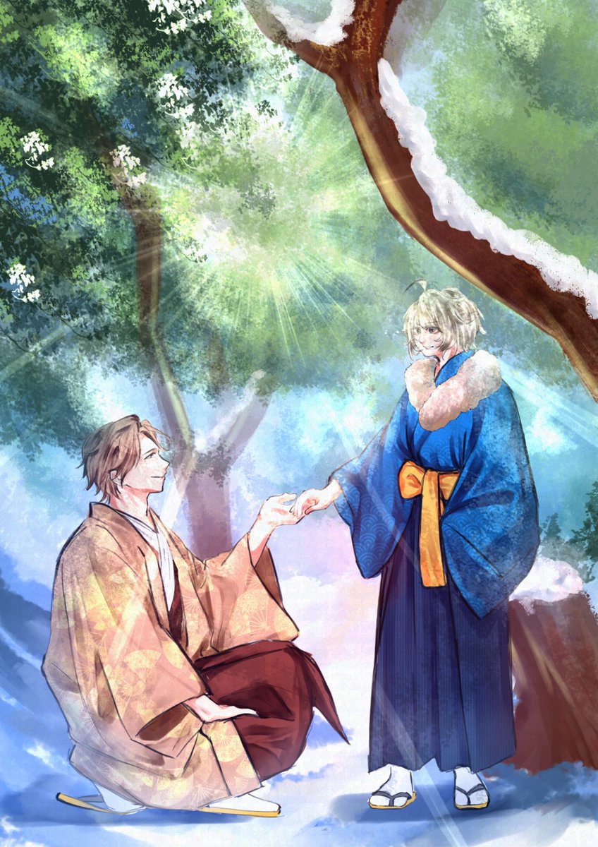 🐯🍁 

Tuan Muda kelelahan sejak dua hari lalu jadi kami tidak berangkat ke kuil. Namun, ketika matahari mulai naik dan sudah lebih hangat, dia mengajakku berkuda ke area perbukitan dekat kastel. 

"Maaf kita tidak ke kuil," katanya. 

"Tak apa, di sini aku bersama Dewi Cintaku."