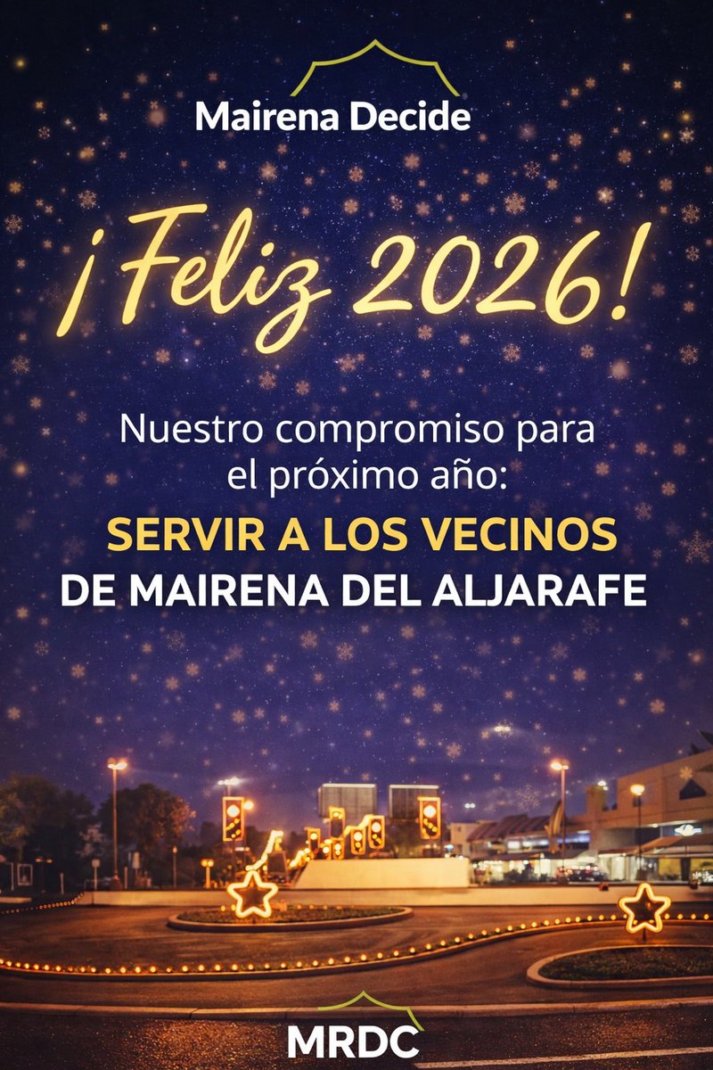 #Feliz2026 #mairenadelaljarafe