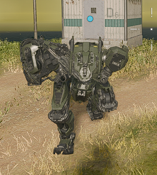 Why is my teammate in casuals a mech suit? Is this a hack?
