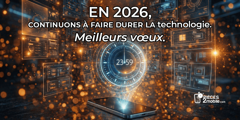 pieces2mobile's tweet photo. ✨ En 2026, continuons à faire durer la technologie.
Merci aux professionnels de la réparation qui construisent une tech plus durable, chaque jour.

Meilleurs vœux 2026.
#Pieces2Mobile #NewLife #RéparationPro https://t.co/Yr2IvfZUOK