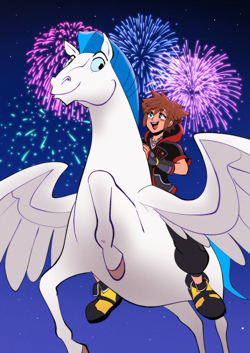 PondreaArt's tweet image. Happy New Year 2026!!! 🥰🥰🥰

#KingdomHearts