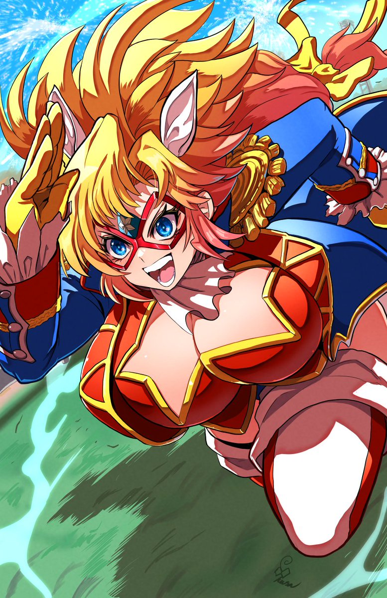 仮面アメリカ　誉先生　原画 公式とのコラボ化したら 仮面アメリカを知ってもらえる