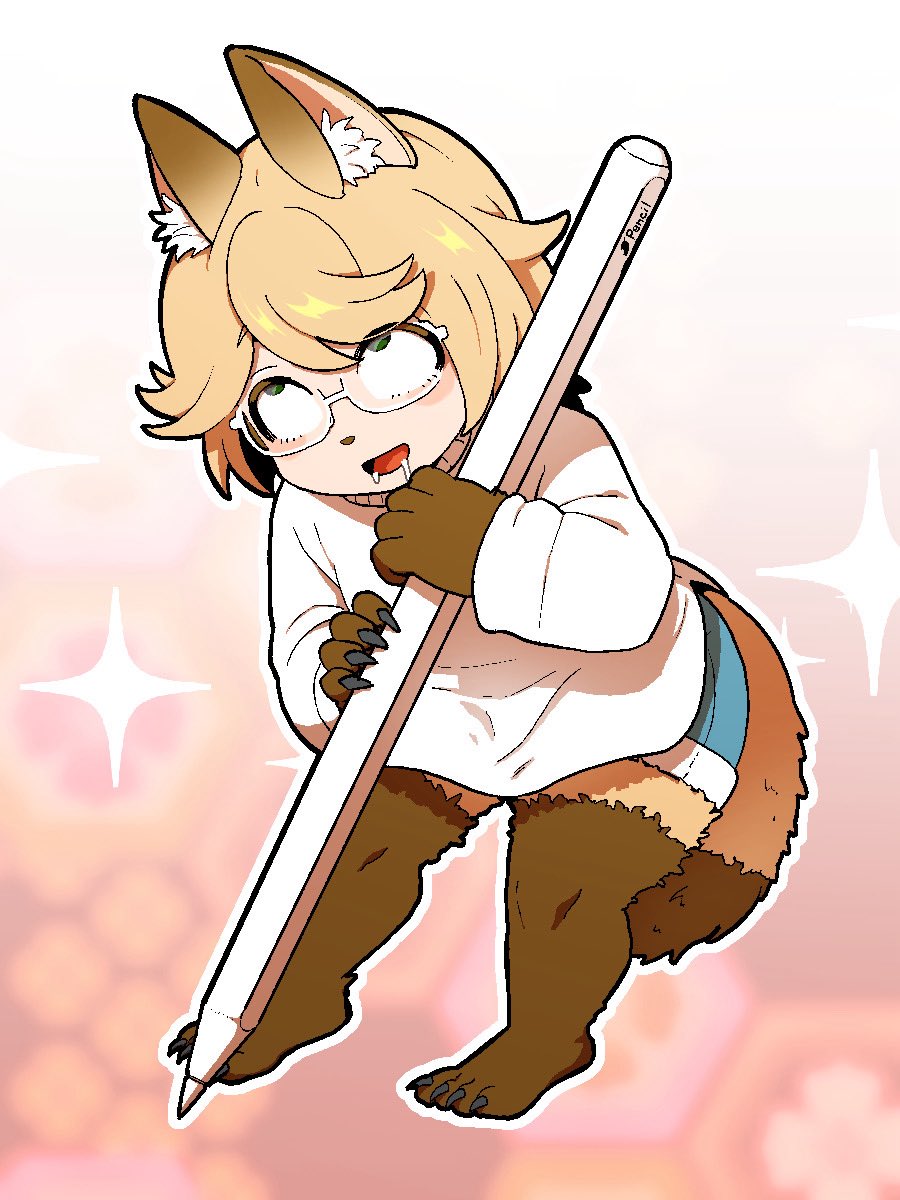 背景差分と描かされるきつねこ 