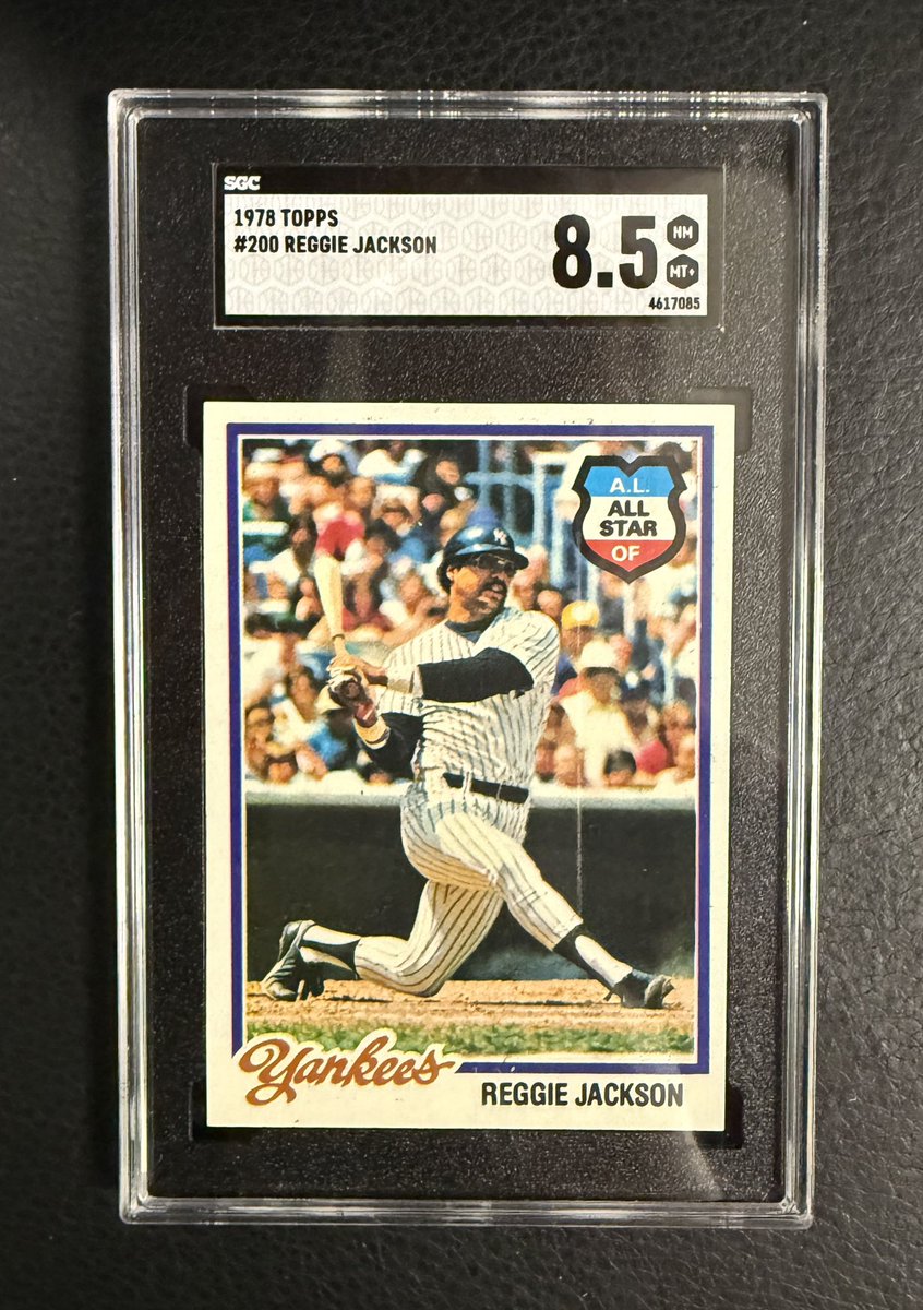 Mr_Sandlot's tweet image. Let’s send 2025 out the right way and start 2026 with a banger for someone’s collection!  

Up for grabs: the iconic 1978 Reggie Jackson in an SGC tux. What a card. 

Like 
Follow
Retweet 

Drawing will be held Jan 1, 2026 at 6:00 pm