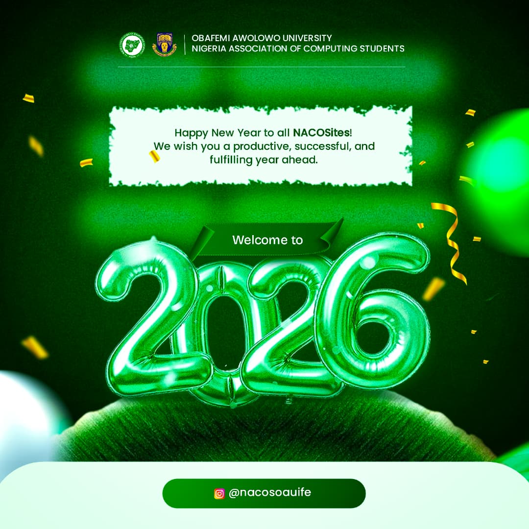 MartinTang85's tweet photo. Happy New Year to the World 

From the Nigeria Association of Computing Students OAU, we wish everyone as Successful year

@OAUniversity #NACOS #OAU #NACOSOAU #Computingstudents https://t.co/UlqcQymINy