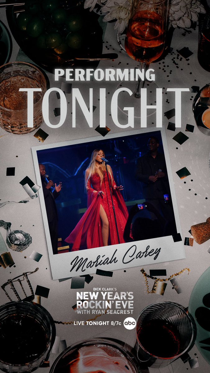 TONIGHT 🎉 I’ll be ringing in 2026 and performing from Las Vegas on <a href="/RockinEve/">New Year’s Rockin’ Eve</a> - tune in at 8/7c on <a href="/ABCNetwork/">ABC</a>! #RockinEve