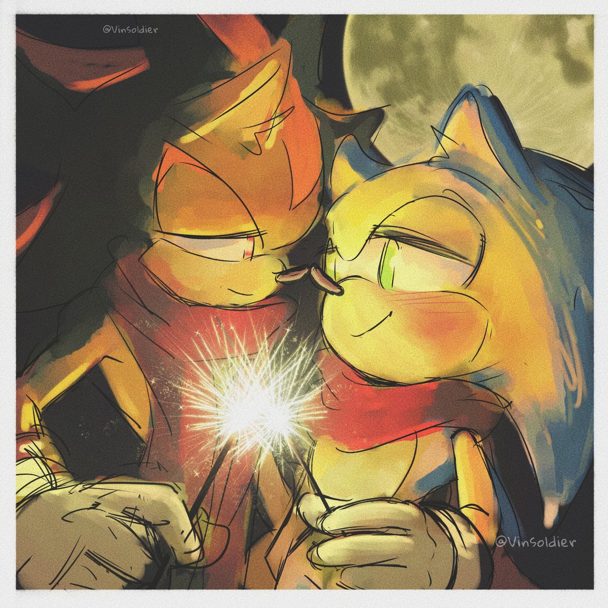 VinSoldier's tweet image. Something quick for you. Happy new year guys! I wish you all good health. 💖🤗 #Shadonic #sonadow
