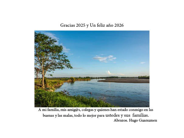Pasa el año 2025, lleno de alegrías, tristezas, cambios, aciertos, desaciertos pero con mucha energía por seguir viviendo, ojalá el 2026 esté lleno de mucho amor y tranquilidad para consolidar un mejor país y con la dignidad que se merece nuestro pueblo. Feliz año apara tod@s