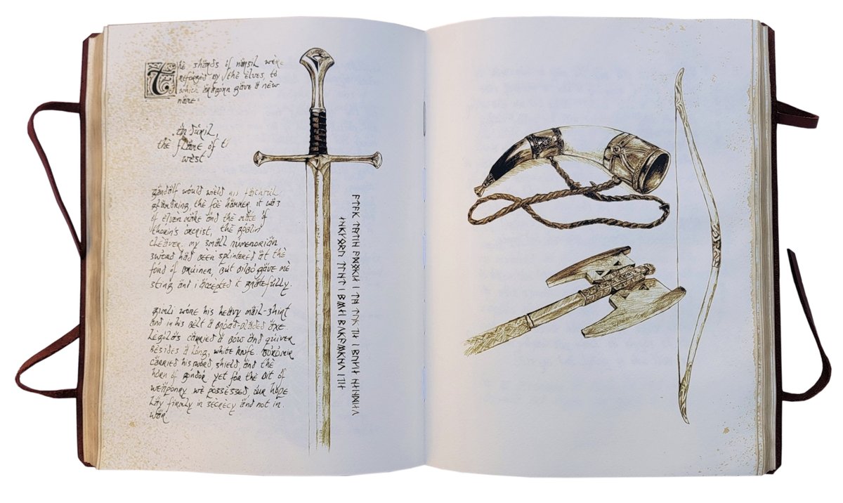 TolkienWonder's tweet image. Just got introduced to this amazing replica of Bilbo's Red Book - with amazing detail and weathering of 150+ pages - complete with drawings and entries from Bilbo, Frodo and Sam! Price: $400 

Should I buy it?