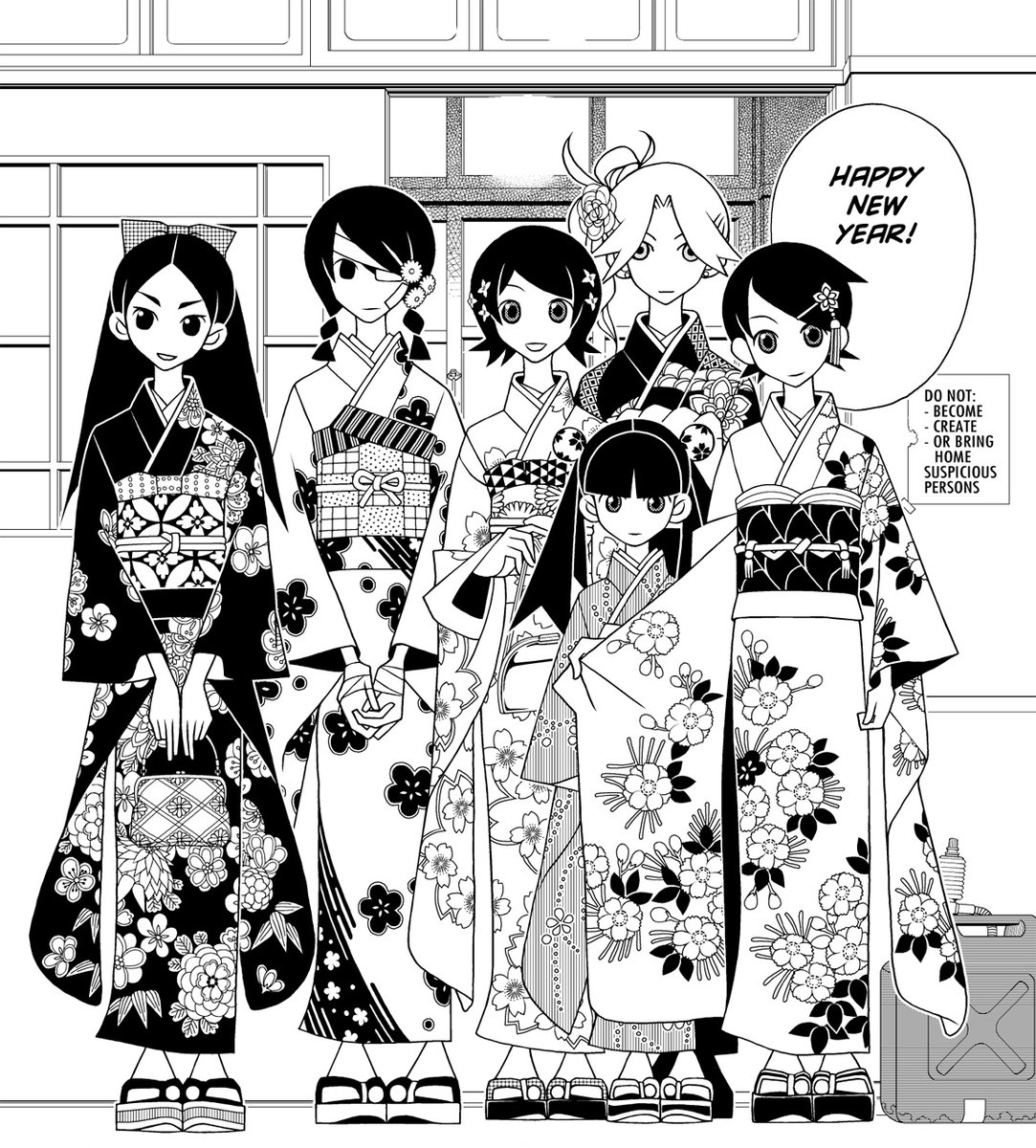 Sayonara Zetsubou Sensei Panels tweet media