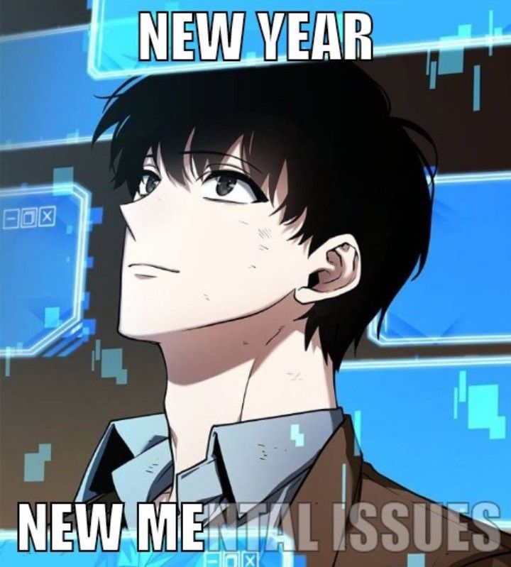 hanatls123's tweet image. That one Kim Dokja meme every new year