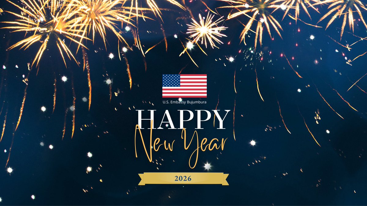 The U.S. Diplomatic Mission Extends New Year’s Wishes to Burundians

On the occasion of the New Year, the U.S. Embassy in Bujumbura extended its warmest wishes to the entire Burundian people. In its message, the American diplomatic mission wished all Burundians a happy and
