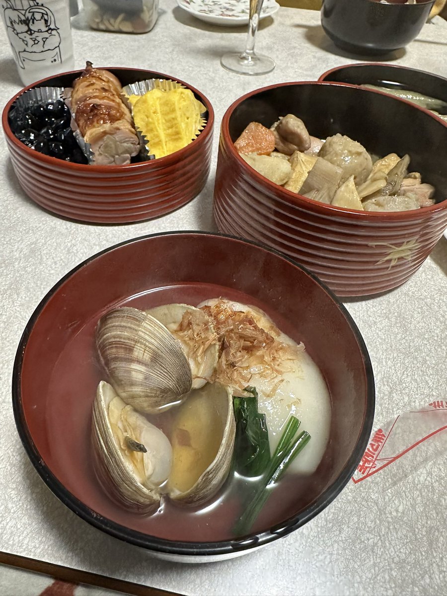 ホンビノス雑煮でございます 