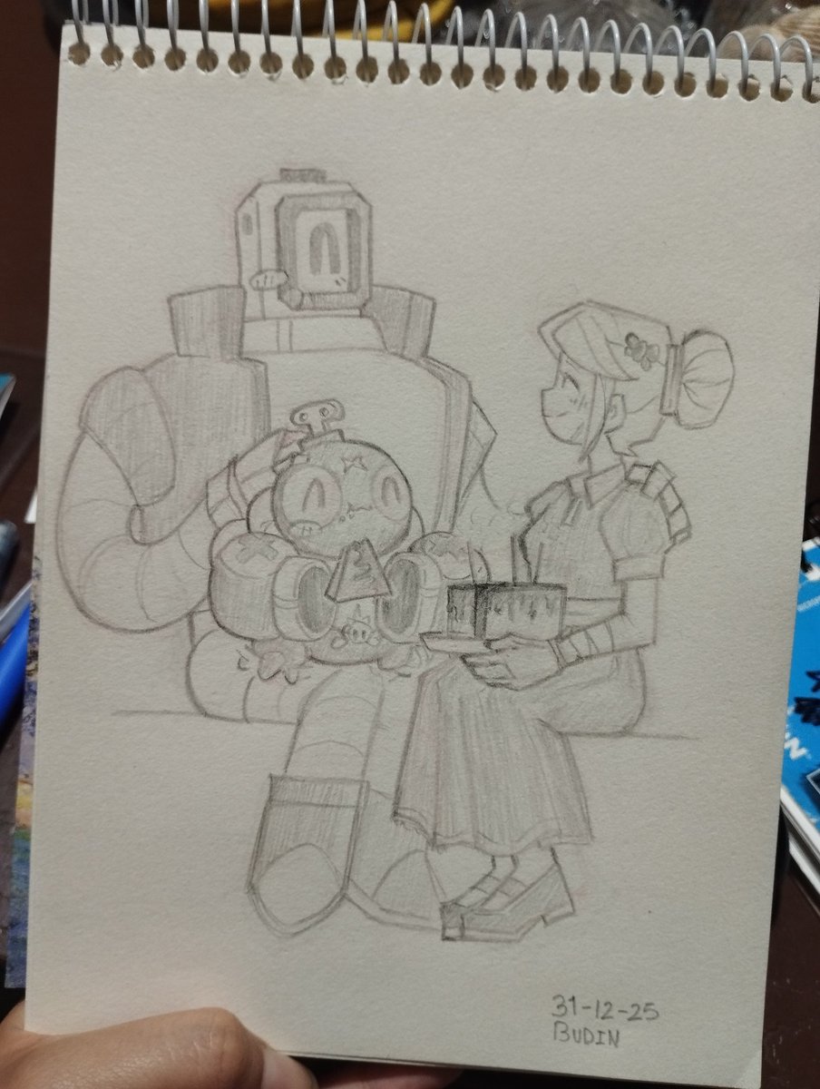 Budin_Y00's tweet photo. Last doodle of the year (⁠・⁠∀⁠・⁠)
#brawlstarsfanart 
#brawlstarsrico
#brawlstarspiper
#brawlstarstick https://t.co/0O4lRe131M