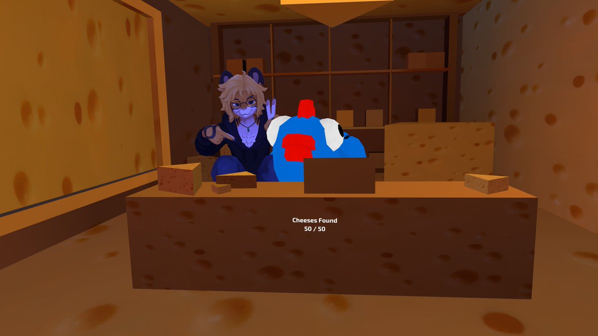 Fushi_tiger's tweet photo. Got the cheese
#VRC #Vrchat #VerminVRC #VRChat https://t.co/Tjnb3g2UKZ