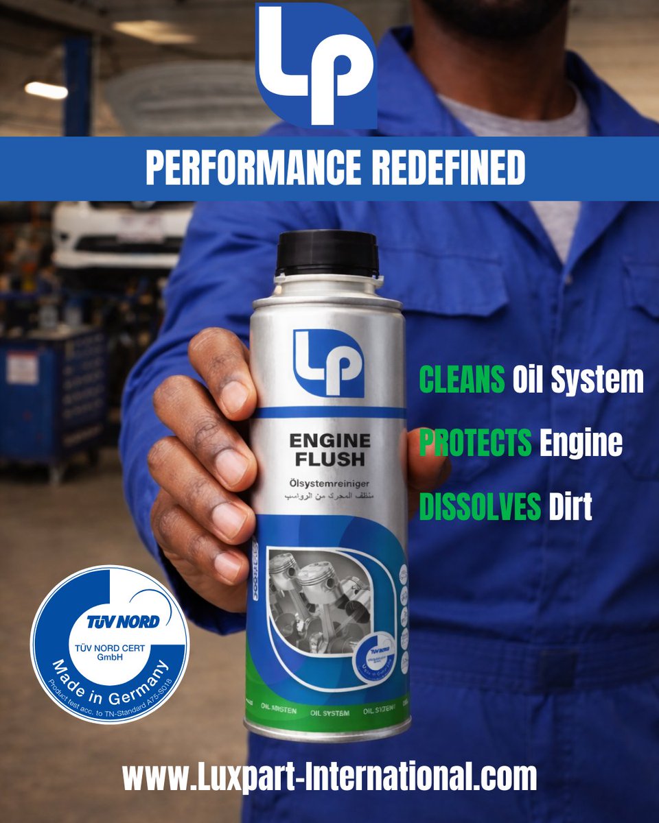 luxpart's tweet image. Lp Engine Flush
ينظّف نظام الزيت
يحمي المحرّك
يذيب الأوساخ والرواسب
#نعيد_تعريف_الأداء

استكشف المجموعة الكاملة من Lp Autochemicals:
luxpart-international.com/products/

كن موزّعًا معتمدًا:
luxpart-international.com/become-a-distr…

#EngineFlush #CarPerformance #Additives