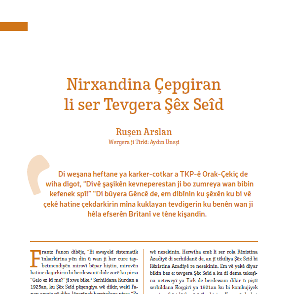 SilemanCevik's tweet photo. Îşev jî navê 4 nivîsên din parve dikim.
Ew 4 nivîs ev in:
@nubihar https://t.co/mis2HFsVhO