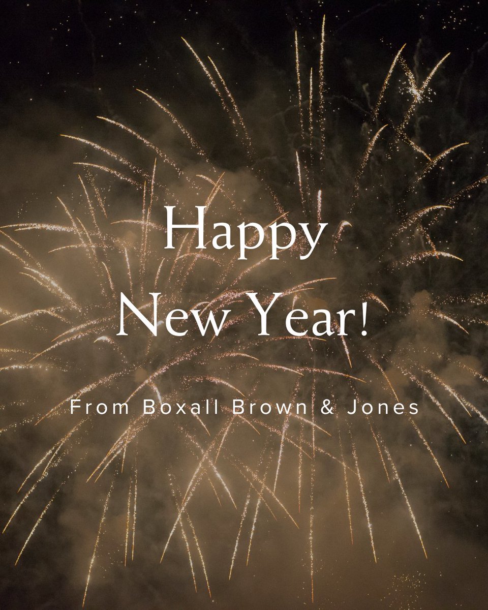 Happy New Year from Boxall Brown &amp; Jones! 🎆 

Here’s to new beginnings and exciting property goals in 2026 🏡

#BoxallBJones #HappyNewYear