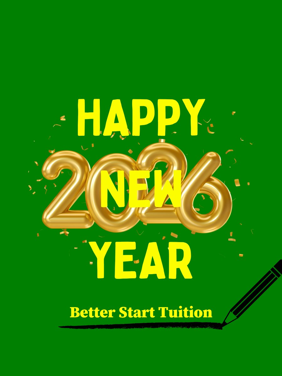 BetterStartUK's tweet photo. Happy New Year everyone! 🌟
Thank you to all who joined us in 2025. We look forward to seeing you this January, ready for a new year of learning and achieving your goals! ✏️

#HappyNewYear #BetterStartTuition https://t.co/OU9Io0bash