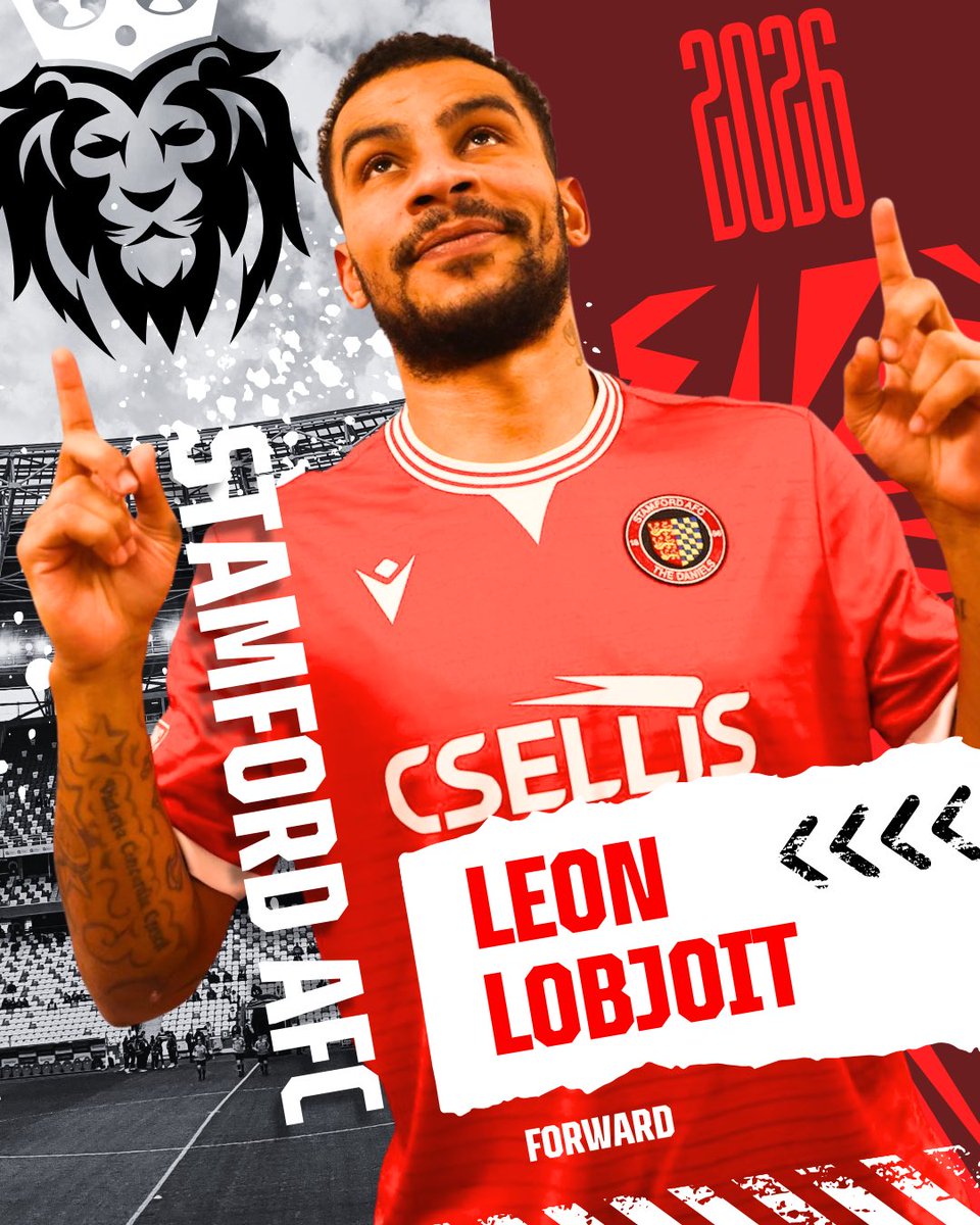 He’s Here 🙌🏼

We are delighted to announce the signing of forward Leon Lobjoit ✍️ 

Scoring over 100 goals and league titles to his name. Drury means business 

Welcome to The Dannies, Leon