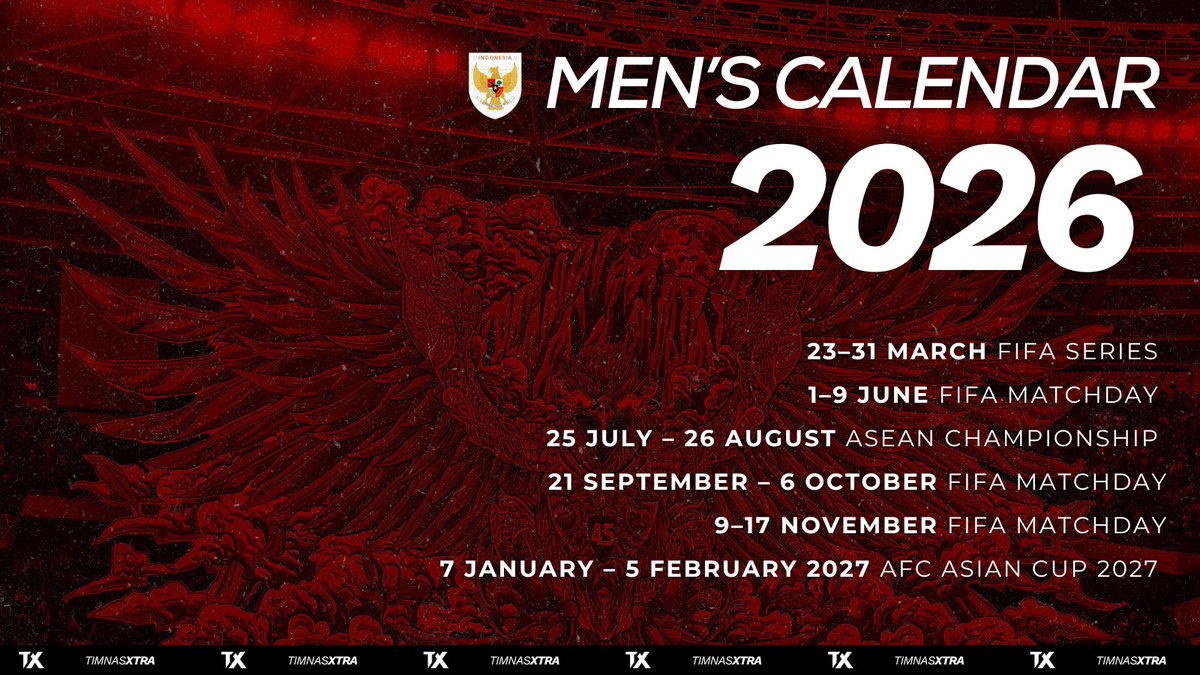 TimnasXtra's tweet image. 𝑵𝒆𝒘 𝒚𝒆𝒂𝒓. 𝑵𝒆𝒘 𝒄𝒉𝒂𝒍𝒍𝒆𝒏𝒈𝒆𝒔. 

A 𝐏𝐀𝐂𝐊𝐄𝐃 13 months await Timnas Indonesia 🇮🇩