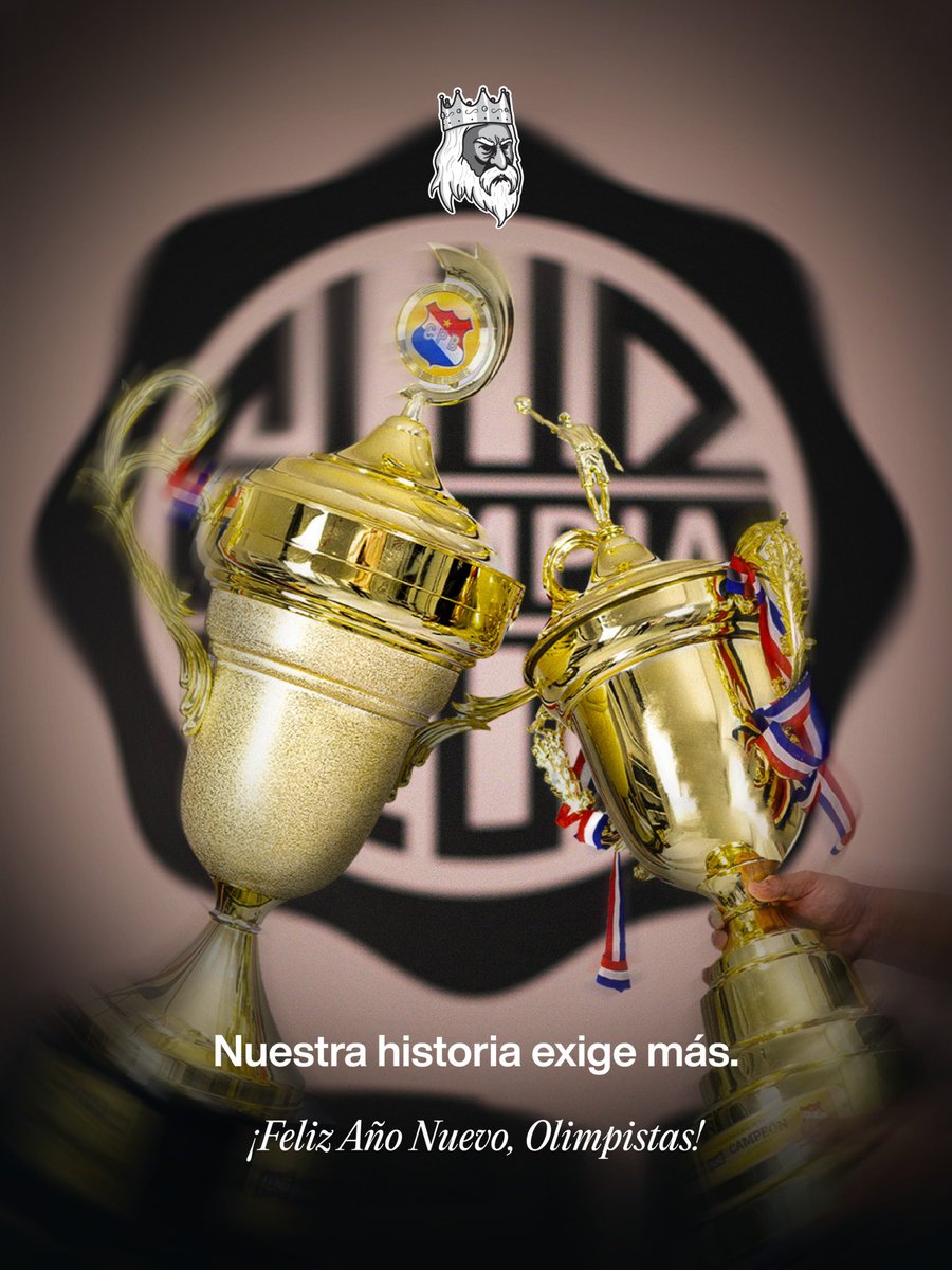 Nuestra historia exige más y vamos a trabajar para ratificar lo que venimos haciendo.

Hoy levantemos las Copas en alto y brindemos por lo que viene.

¡𝐅𝐞𝐥𝐢𝐳 𝟐𝟎𝟐𝟔, 𝐎𝐥𝐢𝐦𝐩𝐢𝐬𝐭𝐚𝐬!

🤍🖤🤍
