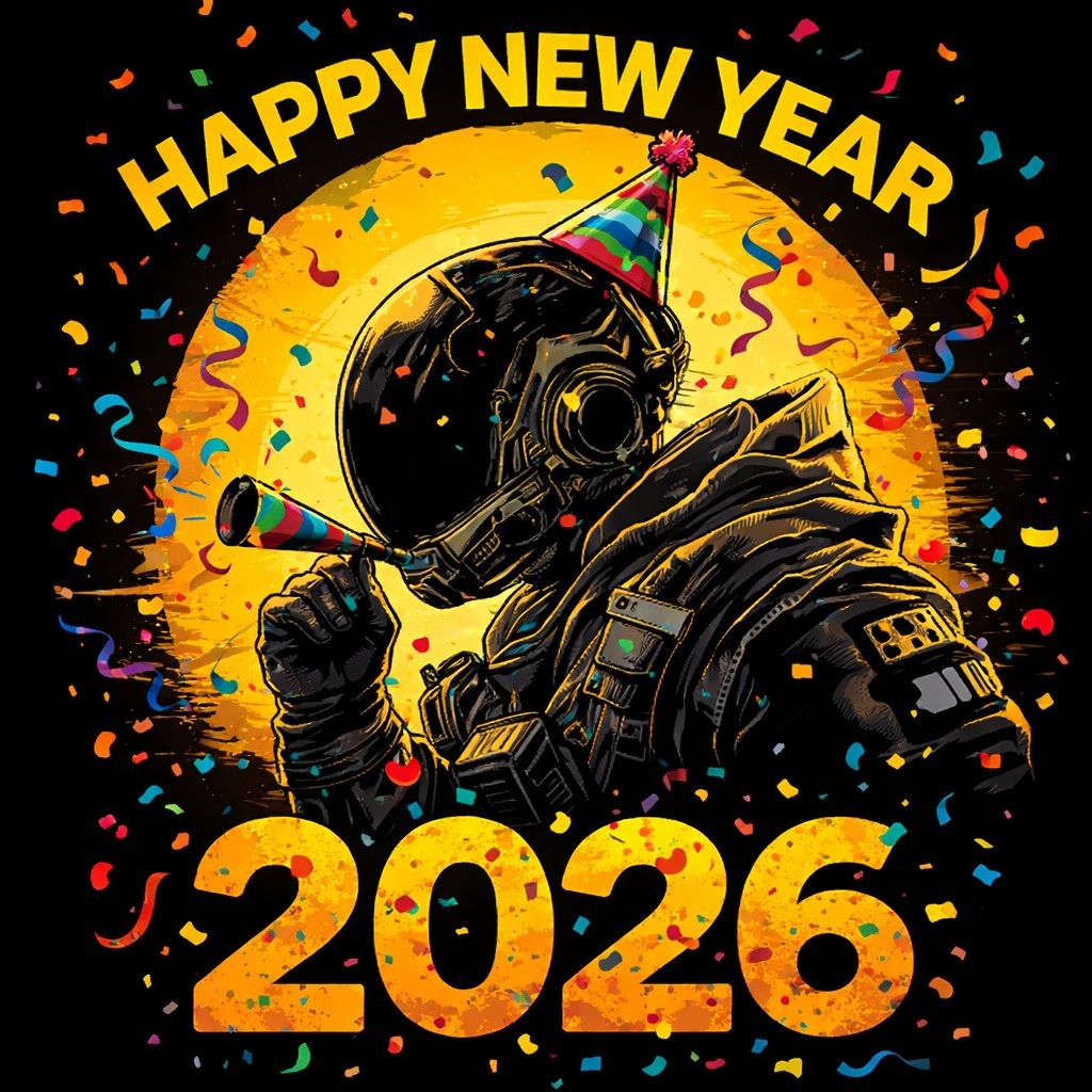 SOL451Game's tweet photo. 2025, The Year of SOL451, we've expienced:
@Immutable partnership

Nominated for best shooter in the @PlayToEarn game awards 

@BagGuild participation and support.

Pre-Alpha playtest

@avax summit london

Some much needed inspiration from @jasonmdesimone @KingTomGG @VanHoVibes @IdMintThat 

A 1on1 q&a with @el33th4xor talking about the new blockchain trilemma! 

And much more we cant tell you about yet.

Happy 2026 and let the new year bring us all the best!