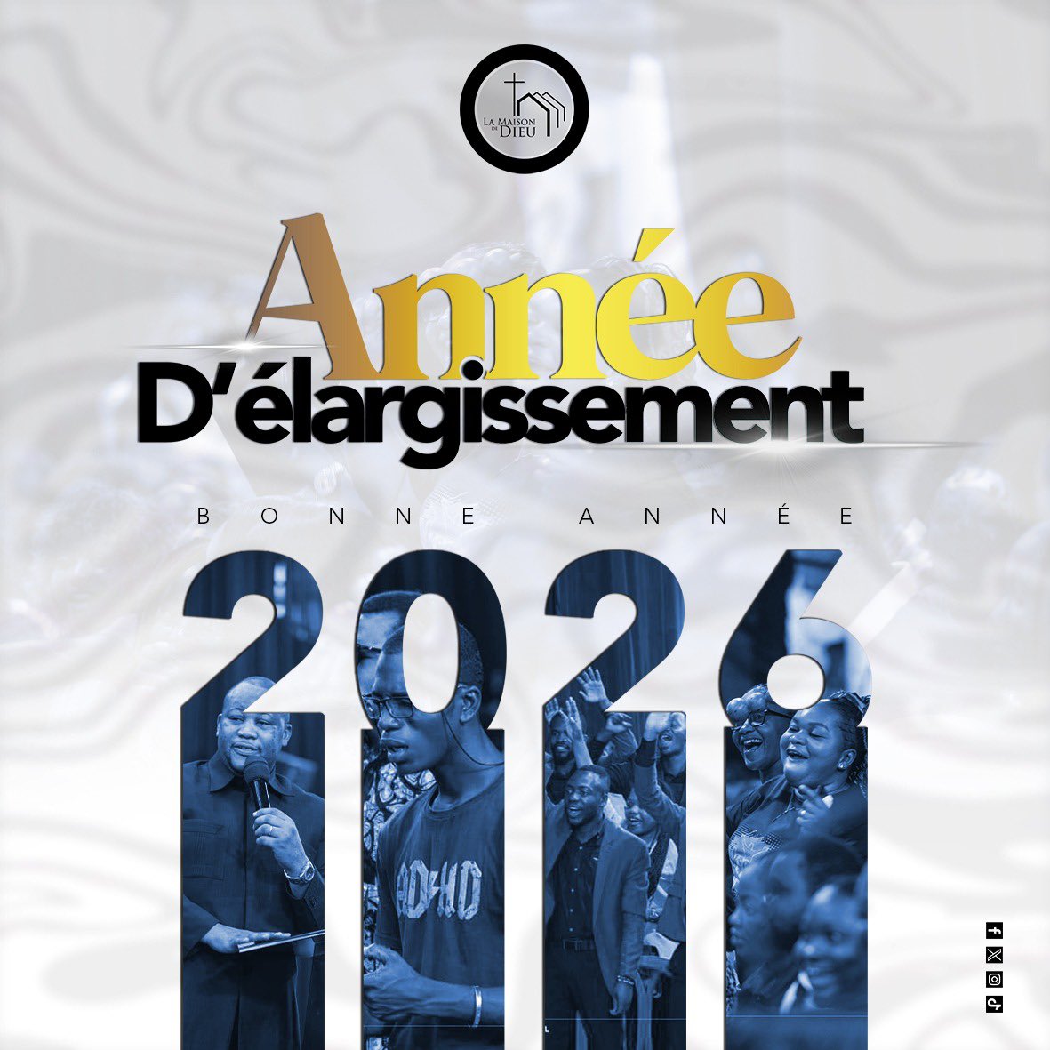 egliselmd's tweet photo. *_2026 Année d'élargissement_*
*_Esaïe 54 1-4_*
🎊_Bonne année 2026 à tous_🎊

#Eglisecmp #Egliselmd #LaMaisondeDieu #2026 #Esaïe54 #FrançisNdokay https://t.co/WJ30sEwN6z