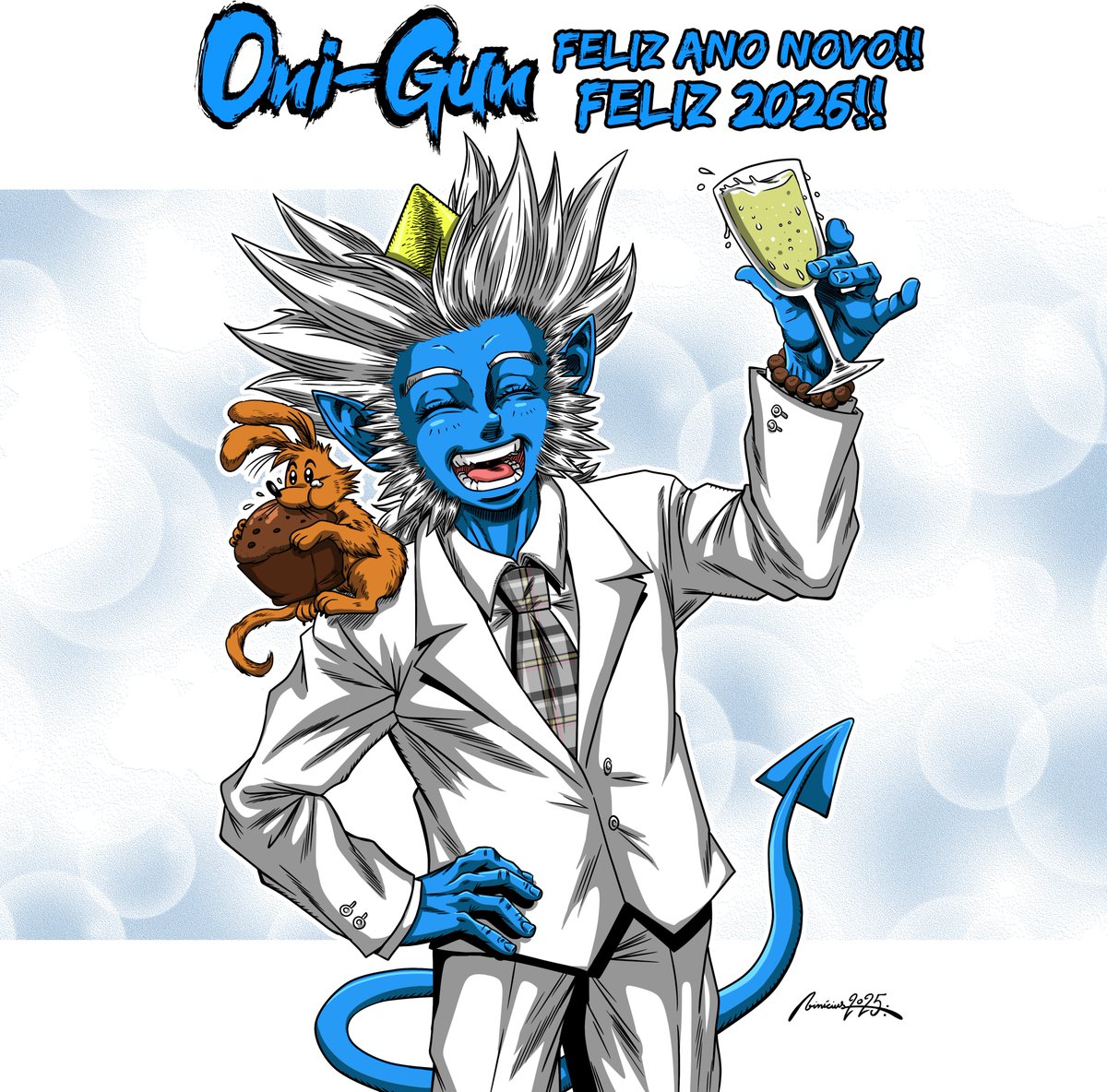 viniciusdemou20's tweet image. Oni-Gun.  Feliz Ano Novo!!!
Teremos grandes novidades para este ano de 2026!! Aguardem!!!
Feliz Ano Novo!!! Que venha 2026!!!
 Arte, cores e criação por :@viniciusdemou20
Leitura On-line: fliptru.com.br/comic/oni-gu..…
 Facebook facebook.com/onigunmanga #NewYear2025 #onigun #manga